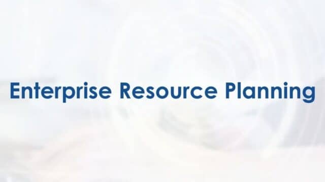 Enterprise Resource Planning